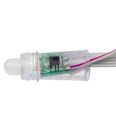 Lampes à pixel LED 0.2W DC12V IP67 Couleur unique 9mm à l'extérieur étanche à l'eau Lettres de chaîne publicitaire