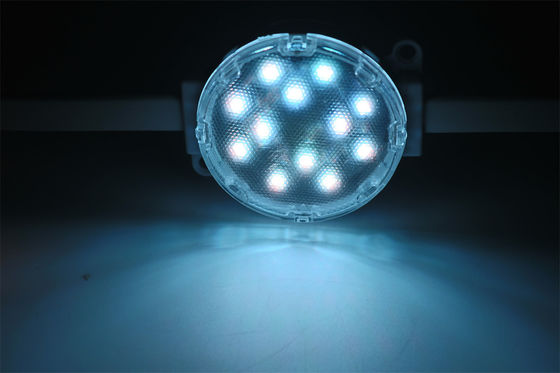 Éclairage de point LED extérieur imperméable à l'eau de 50 mm RGBW avec protection IP67