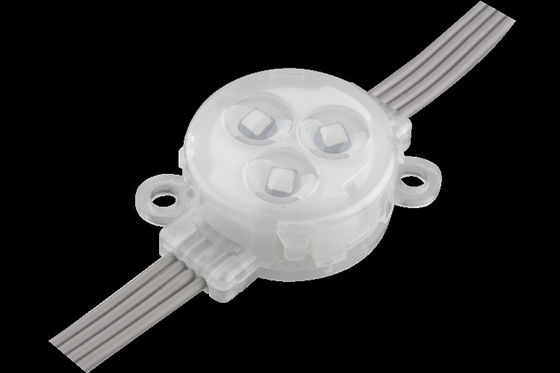 IP67 RGB RGBW Pixel Led Point Light IP67 12V RGB PC Matériau de colle de coque