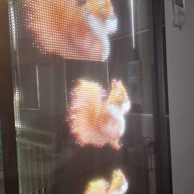 P8 intérieur Smart Crystal Mesh Adhésif Ultra Thin Flexible Transparent Panneau d'affichage Module LED Film Pantalla Écran Pour
