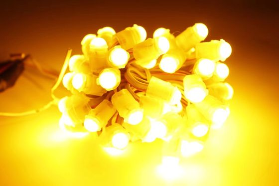 Dernière conception Extérieur jaune Amusement Pixel LED 12V 9MM décoratif LED Pixel Light
