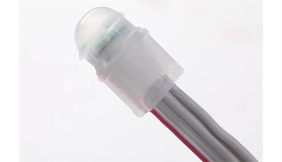 DC12V 0.2W imperméable à l'eau IP67 unique couleur 9mm LED fil de lumière exposée pour les lumières extérieures