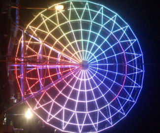Lumière blanche de pixel de la couleur 20mm LED du haricot SMD5050 IP67 de miracle pour la grande roue