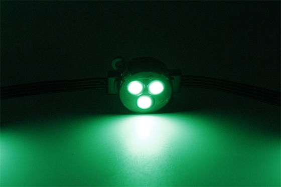 18lm 0,75w extérieur couleur imperméable à l'eau 12v pixel point source lumineuse lampe décorative pour les bâtiments de lieux de divertissement