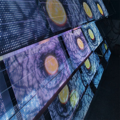 Display à LED ultra-mince, flexible, transparent, film adhésif publicitaire, à LED destiné aux magasins de détail DC5V P4
