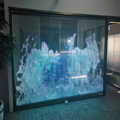 Décoration intérieure Écran de film transparent RGB Couleur claire Haute puissance Flexible