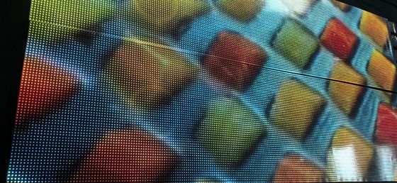 XH-JHP-P6Custom high quality transparent glass full color double sided Transparent glass display LED display transparent