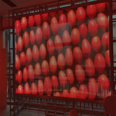 Display à LED ultra-mince, flexible, transparent, film adhésif publicitaire, à LED destiné aux magasins de détail DC5V P4
