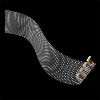 P6 DC5V WE1314 RGB 16bit LED Transparent Film Screen for Advertising Video Wall Display