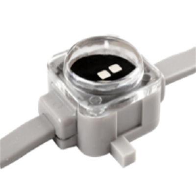 IP67 Permanent décoration de vacances maison lumineuse DC9V 0,5W 25mm extérieur étanche à l'eau LED lampe de point RGBW