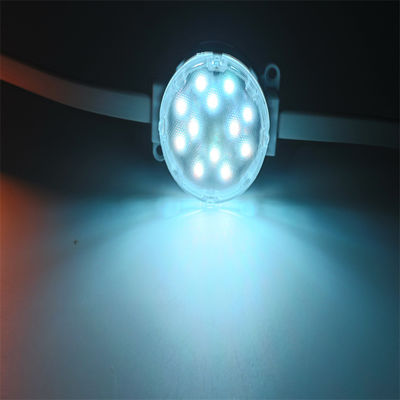 IP67 imperméable à l'eau DC24V 50MM DMX LED RGB Pixel Lumières programmables pleine couleur