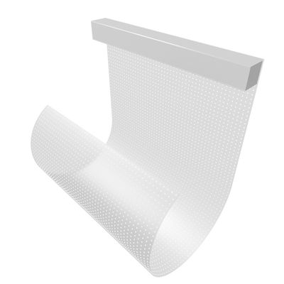 Écran de film transparent LED haute définition P8 pour mur vidéo intérieur avec installation facile et RGB DC5V