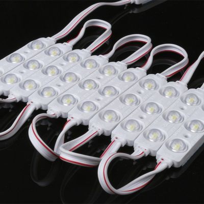 DC 12V 3 Lumières Signal Lens SMD 2835 éclairage rétroéclairage LED Module de lumière