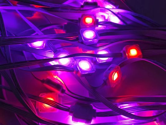 25mm rgb rgbw permanent christmas track light home eave trim ip67 outdoor led pixel permanent led eaves light