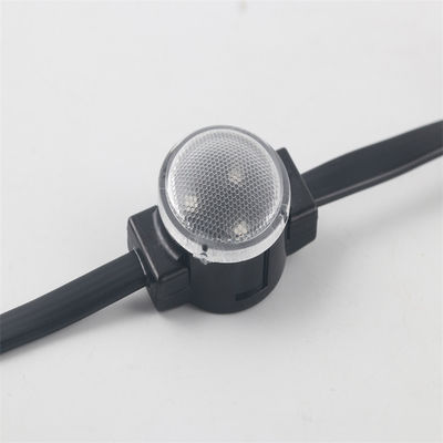 IP67 Adressable 24V 30mm DMX RGB RGBW LED Dot Pixel Point Module Lumière murale 0,6W Masque transparent en option