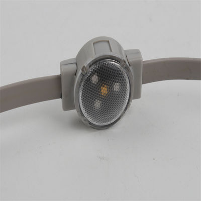 RGB SMD3535 Full color led pixel 30mm 12V 1W rond étanche LED lumières de Noël avec couverture de lentille
