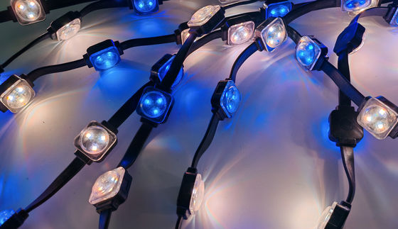 solution d'éclairage permanent pour l'extérieur éclairage à bande LED décoratif pour façade de bâtiment