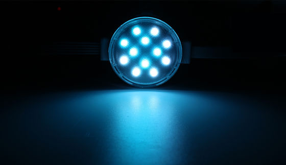 12leds color 24V 50mm point light source DMX512 decorative pixel light