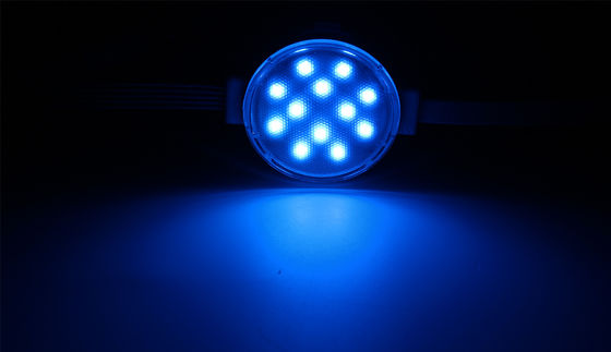 12 LEDs couleur 24V 50mm source lumineuse DMX512 pixel décoratif