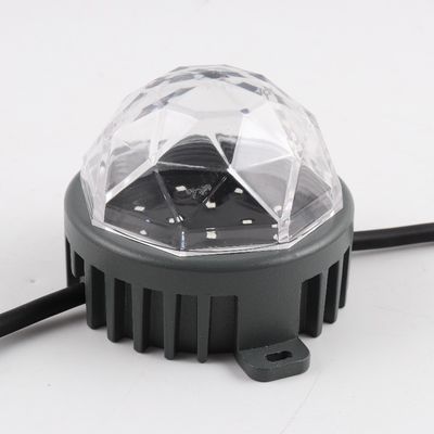Personnalisable 100 mm IP67 imperméable à l'eau DC24V 50MM DMX LED RGB Pixel Lumières programmables Outdoor projet LED LED points lumineux