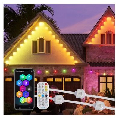 hot sell Christmas Multi Colour rgbw Outdoor Lights Waterproof led pixel Point Light string