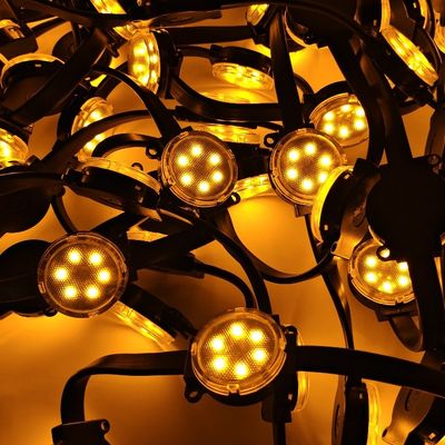 Lumière de point LED à haute luminosité de 50 mm de pixels DMX 512