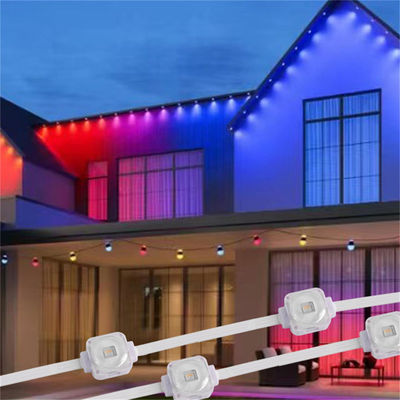 Extérieur 20 mm RGBW LED Eave Lights avec Wifi et le soutien de la télécommande