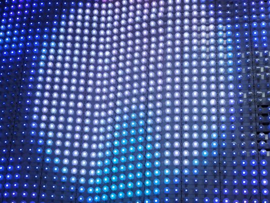 Écran à maille à LED à LED à 20 mm étanche à l'eau pour la publicité extérieure
