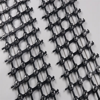 Écran d'affichage de rideau de maillage à LED DMX512 avec angle de rayon de 160 degrés et LED SMD3535*3