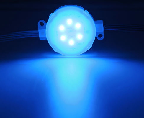 SMD5050 1.5W RGB LED Pixel Point Light pour l'éclairage extérieur 50mm Maison de bâtiment IP67 étanche 24V