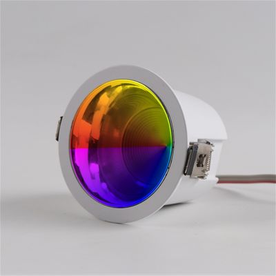 12W RGBW Recessed Anti-Glare Downlight LED Trimless 400LM for Commercial and Home Lighting