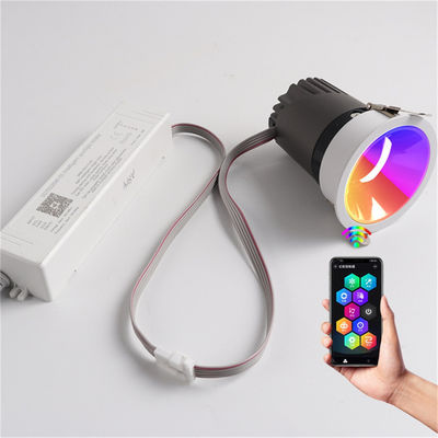 Style de design en aluminium projecteur de Noël moderne avec plafond WiFi multi mode intégré rotatif
