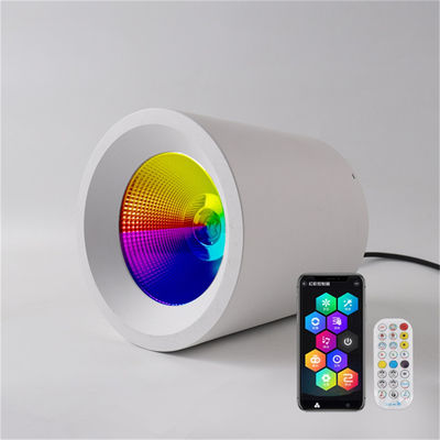 Couleur multi-mode à l'intérieur 60W RGBW LED Downlight avec GU10 MR16 Lampholder et AC100-240V Voltage d'entrée
