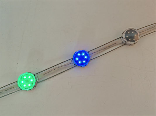 Lumière de point de pixel LED de Noël 2835 30mm 12V Profil en aluminium extérieur Piste lumineuse programmable permanente