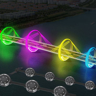 DC24V IP67 étanche à l'eau RGB LED pixel lumières pour la maison éclairage permanent de Noël