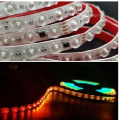 Bande lumineuse LED à tension d'entrée 24V avec haute luminosité et blanc, vert, rouge personnalisables