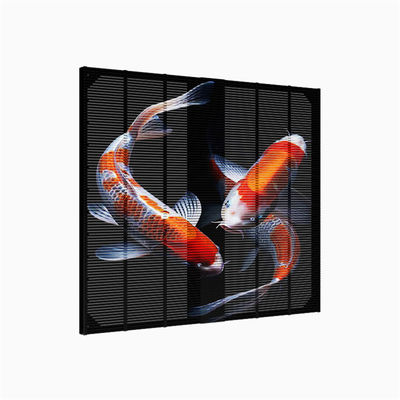 Outdoor Waterproof P3.9-7.8 Transparent LED Grille Screen for Advertising Video Wall