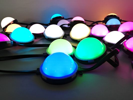 Puces IC DMX512 et Profilé en Aluminium Étanche pour Spots Lumineux à LED Pixel, pour Décoration de Noël Permanente, Tension de Fonctionnement DC12V