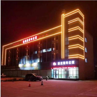 Lumière de pixel LED à profilé en aluminium double face 12V pour extérieur, toit de bâtiment permanent, maison intelligente, 2835, 30mm