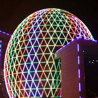 Lumières LED de Noël RGB DMX 20mm DC12V à points de pixels permanents