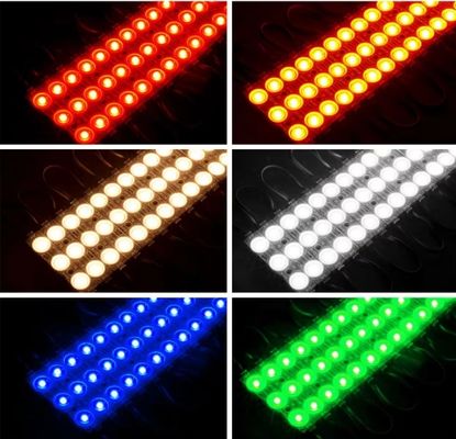 Matériau PC Samsung Module LED Signe 12V 1.5W SMD 2835 Couleur unique pour la publicité extérieure