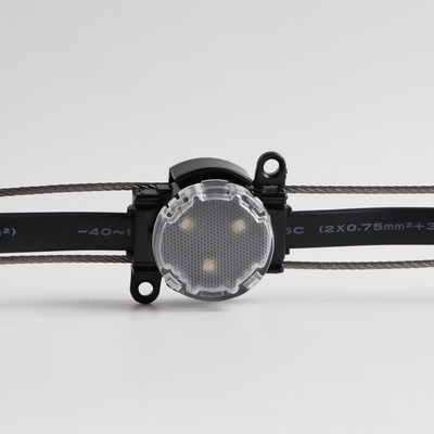 Lumière ponctuelle LED RGB étanche, contrôleur intelligent, source lumineuse colorée avec corps en PC