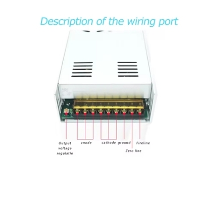 Alimentation LED CE RHOS répertoriée 110V 220V AC, IP67 étanche pour l'extérieur, garantie 3 ans pour projet de bande lumineuse LED