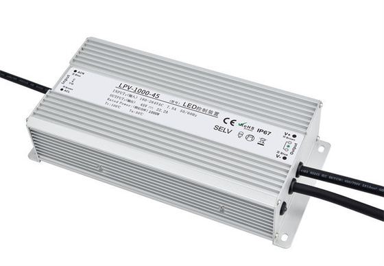 Alimentation LED étanche 1000-1500W pour éclairage LED, installation et maintenance faciles