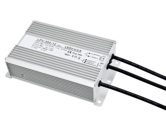12V/24V/36V/48V 350W IP67 Résistant à l'eau Entrée commutation d'alimentation de sortie pour la lumière LED extérieure