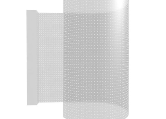 Écran LED souple ultra-transparent P10, couleur intérieure, haute transparence, affichage vidéo en verre