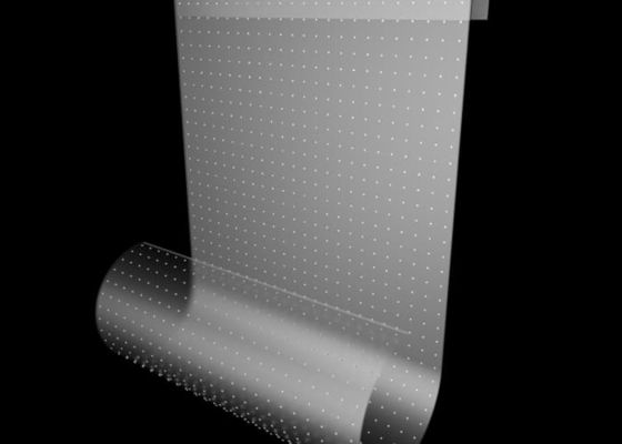 P20 Flexible Led Film Transparent Fenêtre intérieure Vitrage Transparent Panneaux LED Écran d'affichage