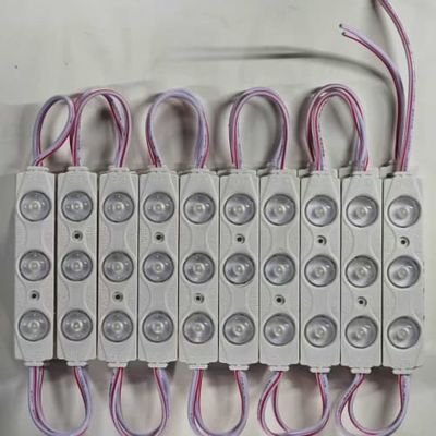 Module LED à injection 3LED super lumineux 12V étanche IP65 1,5W Modules LED pour l'éclairage de signalisation publicitaire