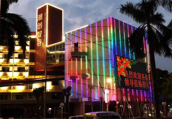 30 mm LED éclairage avec IP67 12V RGB LED Pixel Lights PC Matériau Blanc chaud crée des options extérieures époustouflantes