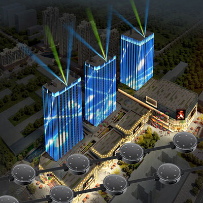 IP67 RGB extérieur imperméable à l'eau 50 mm Décoration du bâtiment DC24V LED Pixel Point Light